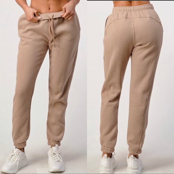 NWT Fashion Fleece jogger Sweatpants Many colors XS S M L XL - Picture 5 of 9